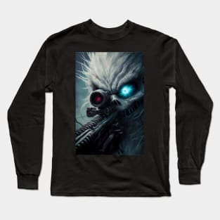 Yeti Aiming Down a Sniper Scope Long Sleeve T-Shirt